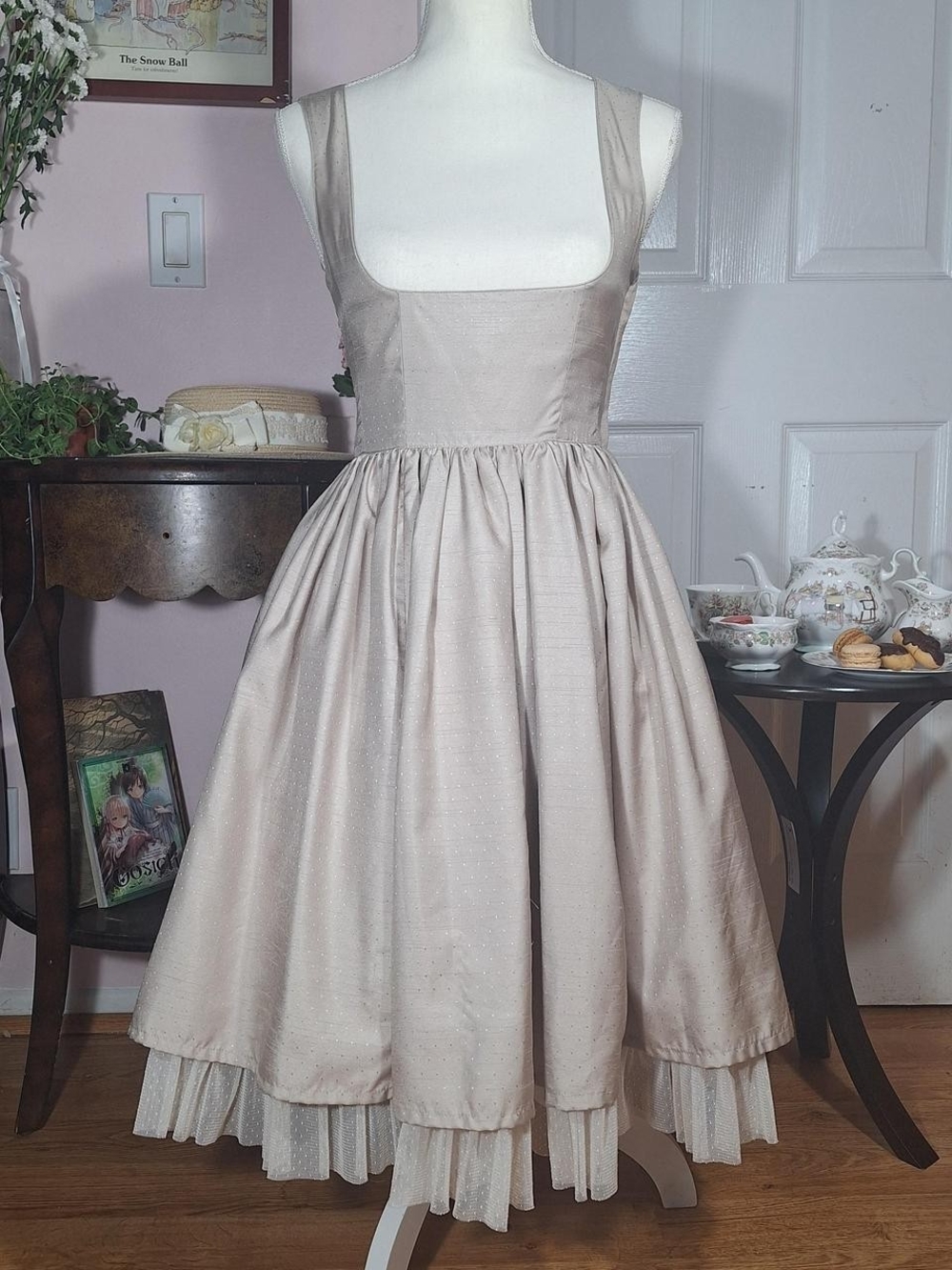 🎀 Innocent World Light Gold Long JSK ✨ Classical Lolita Jumper Skirt 🌸